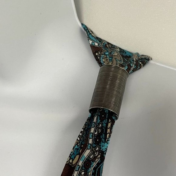 LASCANA Long Beach BOHO Dress Turquoise Size 8 Maxi Tall - Picture 9 of 15